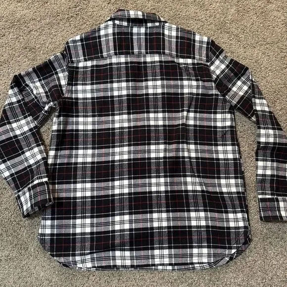 Chaps Ralph Lauren Cabin Women Flannel Half Zip Long Sleeve Large Casual Outdoor - Picture 8 of 8